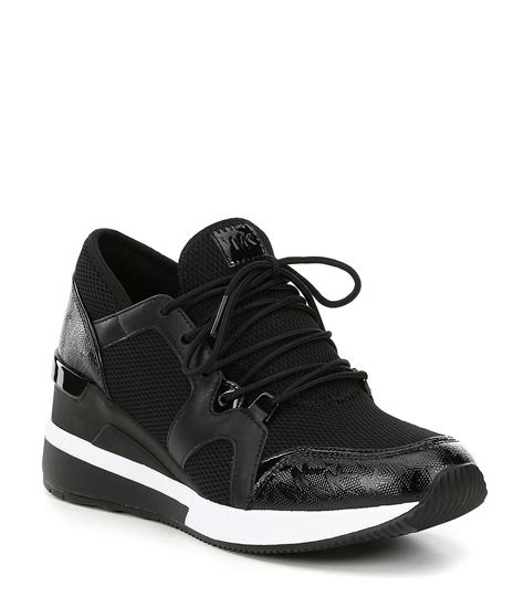 michael kors liv trainer sneakers black